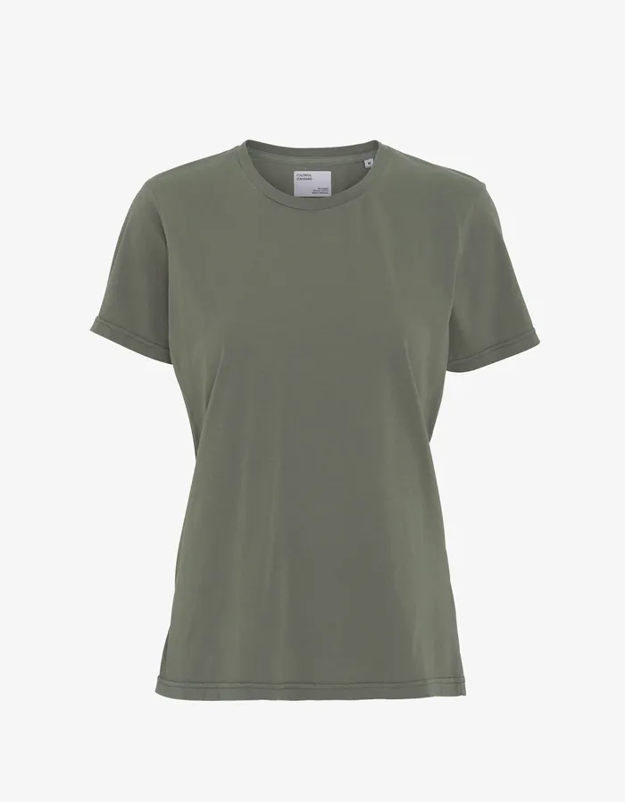 Women Colorfulstandard Women Light Organic Tee 8211 Dusty Olive TShirts