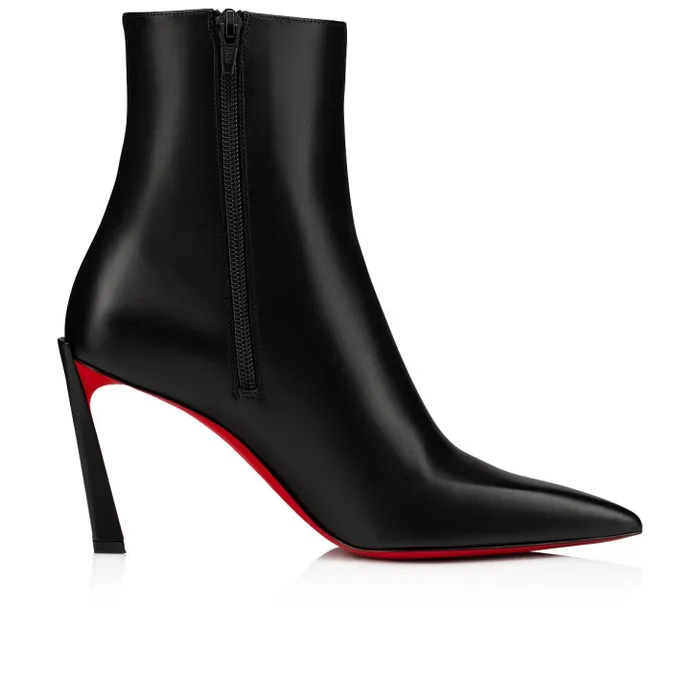 Women Condora Booty 85 Mm Low Boots 8211 Calf Leather 8211 Black Christian Louboutin Boots