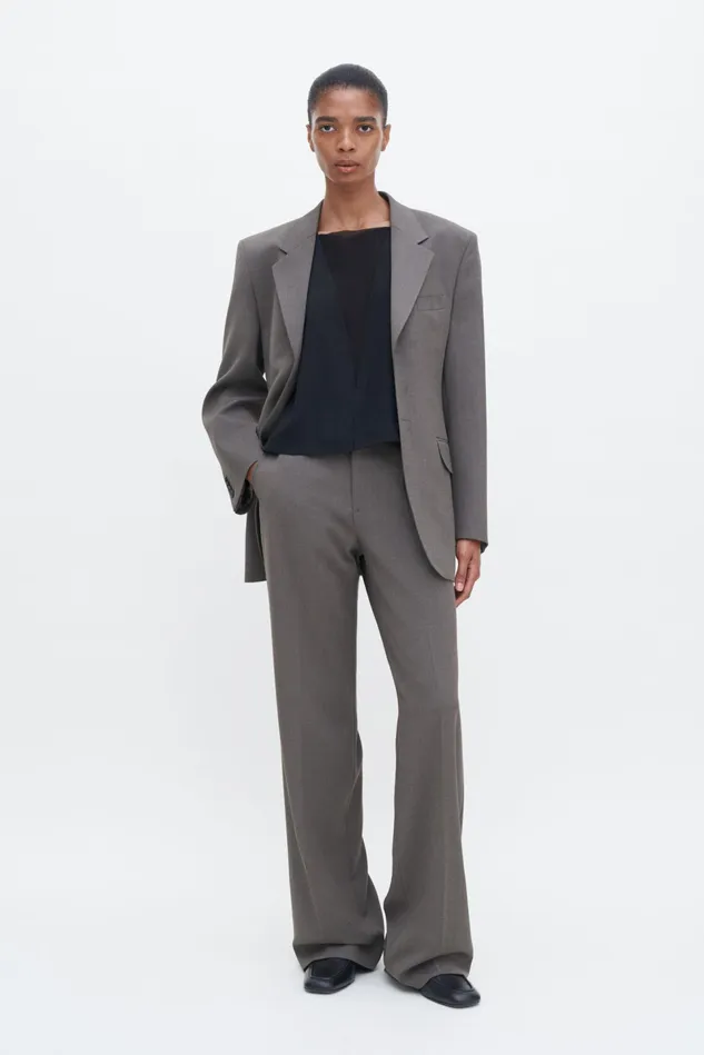 Women Contrast VNeck Tank Black Filippa K Shirts and Blouses