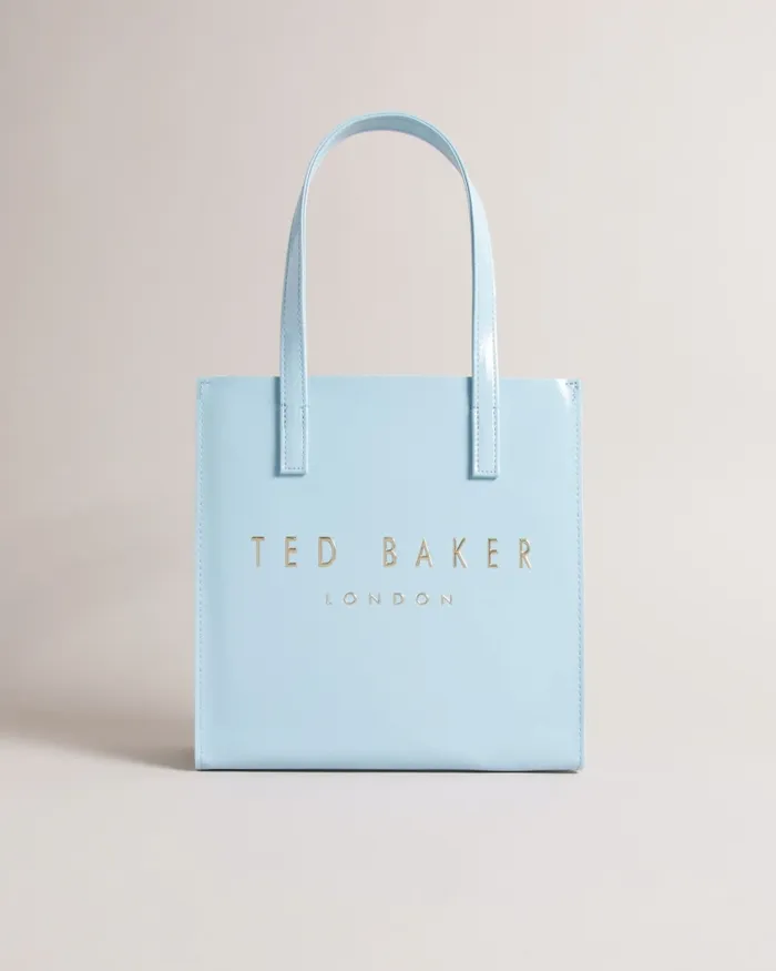 Women CRINION 8211 Crinkle Small Icon Bag Light Blue Ted Baker Tote Bags