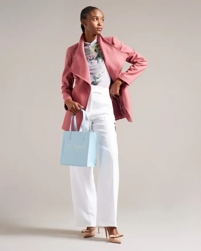 Women CRINION 8211 Crinkle Small Icon Bag Light Blue Ted Baker Tote Bags