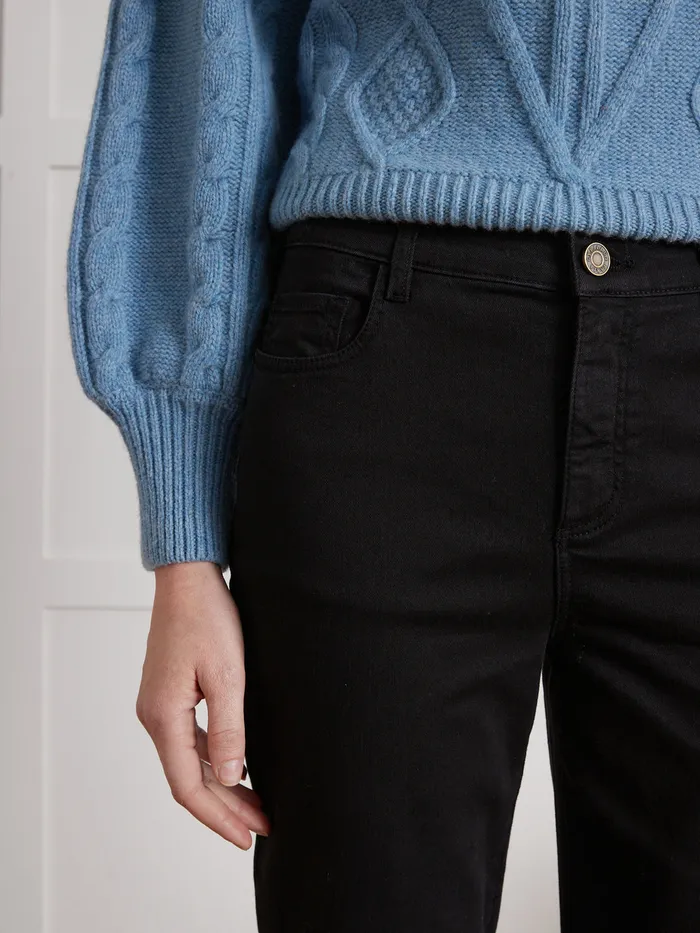 Women Cyrillus Clothing Aude SlimFit Jeans Noir