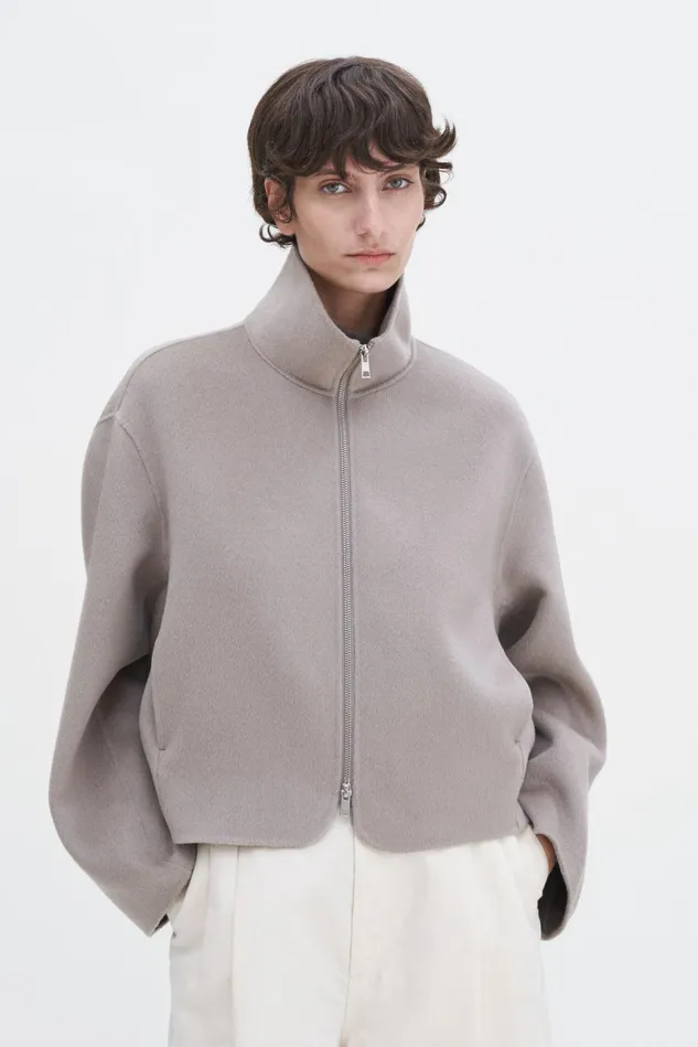 Women Dafina Jacket Moss Grey Filippa K Outerwear