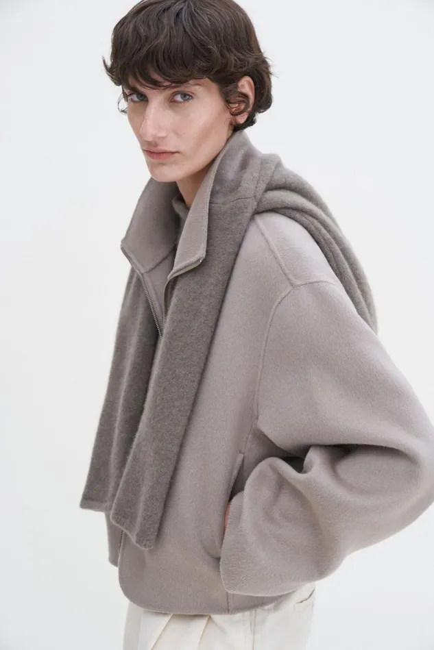 Women Dafina Jacket Moss Grey Filippa K Outerwear