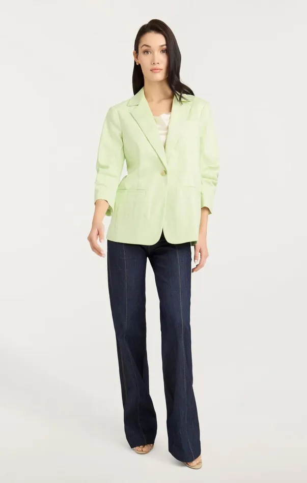 Women Denim Cinq Sept Denim Khloe Blazer Pistachio