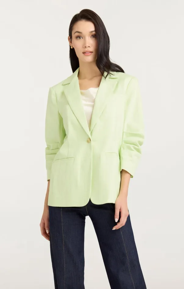 Women Denim Cinq Sept Denim Khloe Blazer Pistachio