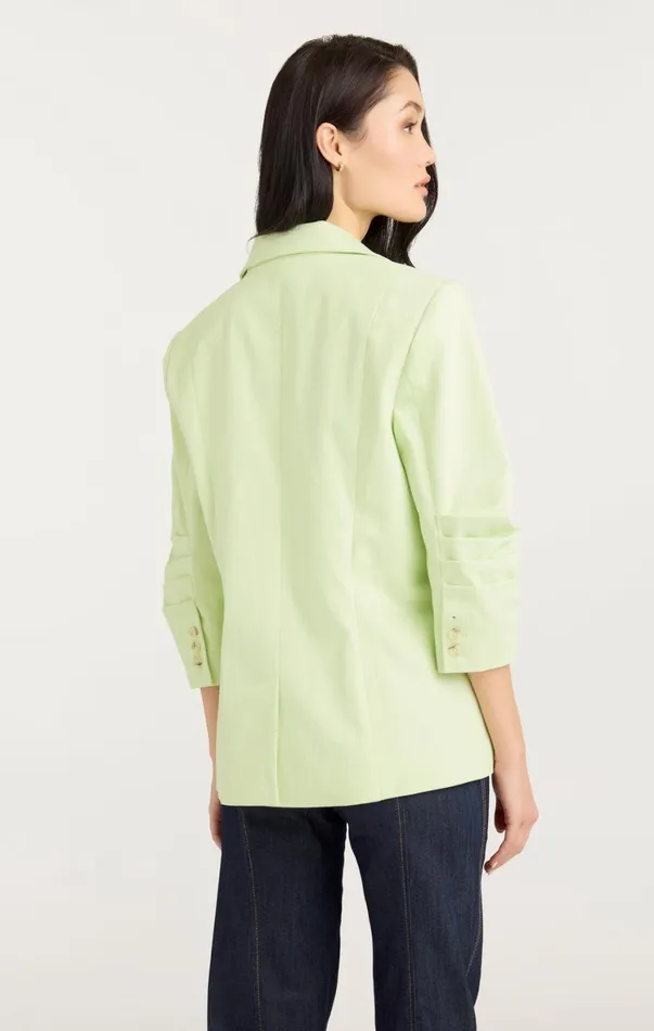 Women Denim Cinq Sept Denim Khloe Blazer Pistachio