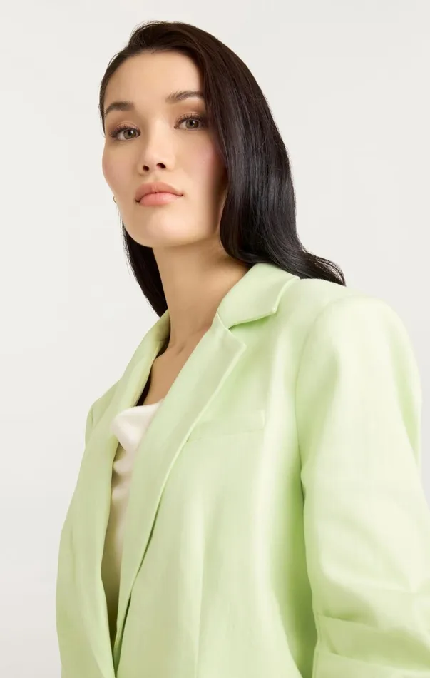 Women Denim Cinq Sept Denim Khloe Blazer Pistachio