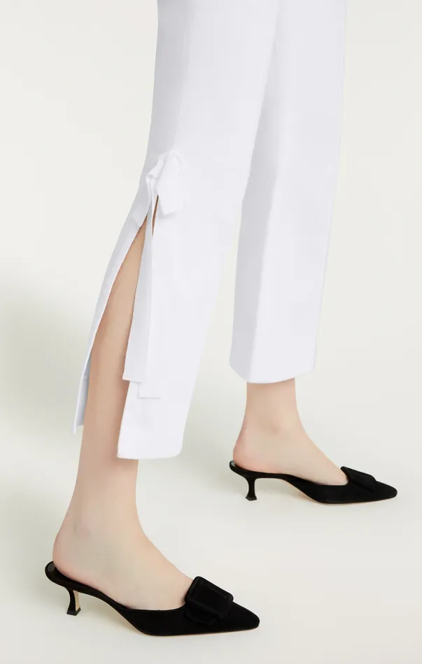 Women Denim Cinq Sept Denim Lou Pant White