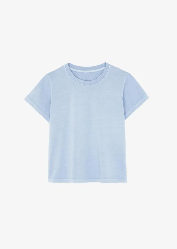 Women Dollie Tee 8211 Dusty Blue The Frankie Shop Tops