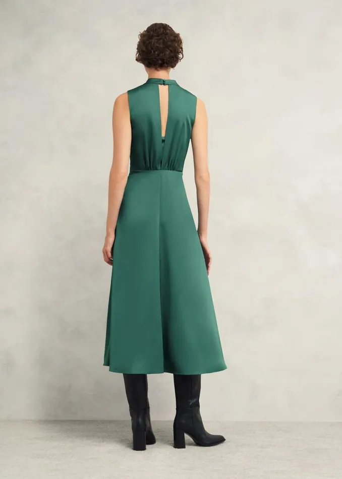 Women Dresses and Jumpsuits Hobbs Fairhaven Dress Foliage Green