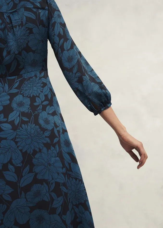 Women Dresses and Jumpsuits Hobbs Petite Romina Dress Black Kyanite
