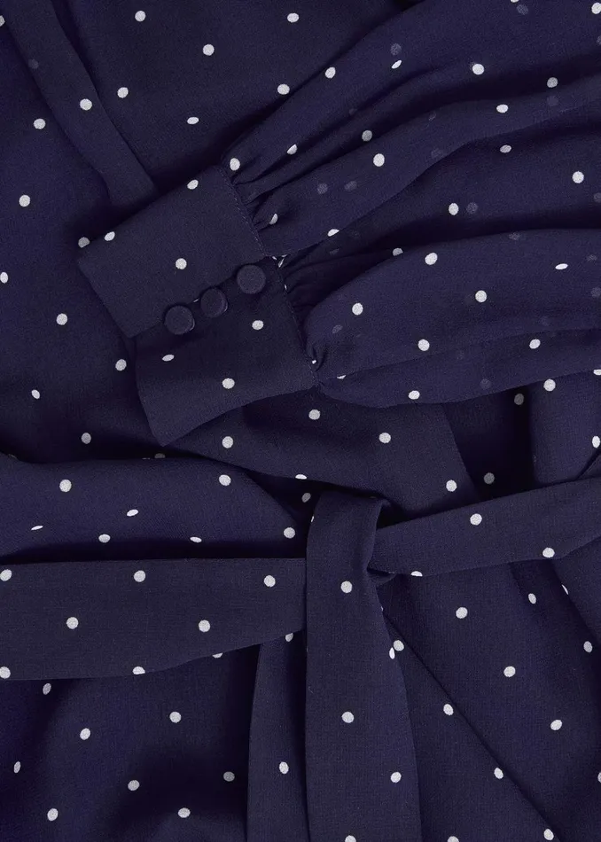 Women Dresses and Jumpsuits Hobbs Rosie Dress Navy Ivory