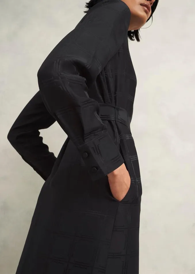 Women Dresses and Jumpsuits Hobbs Sloane Silk Dress Black