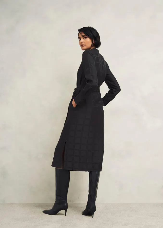 Women Dresses and Jumpsuits Hobbs Sloane Silk Dress Black