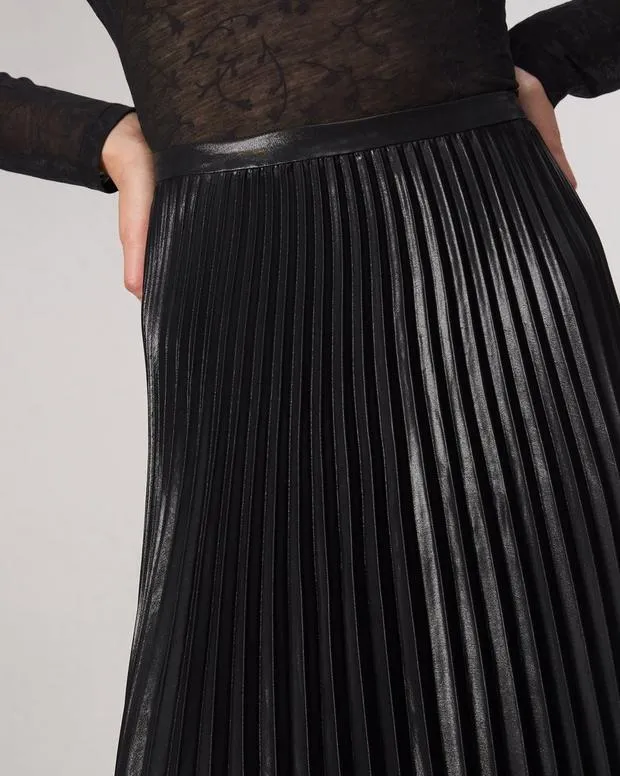 Women Dresses and Skirts Rag and Bone Laurel Shine Skirt Black