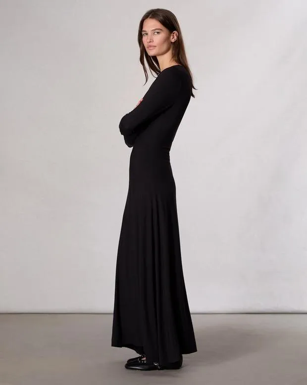 Women Dresses and Skirts Rag and Bone Luca Twist Maxi Dress Black