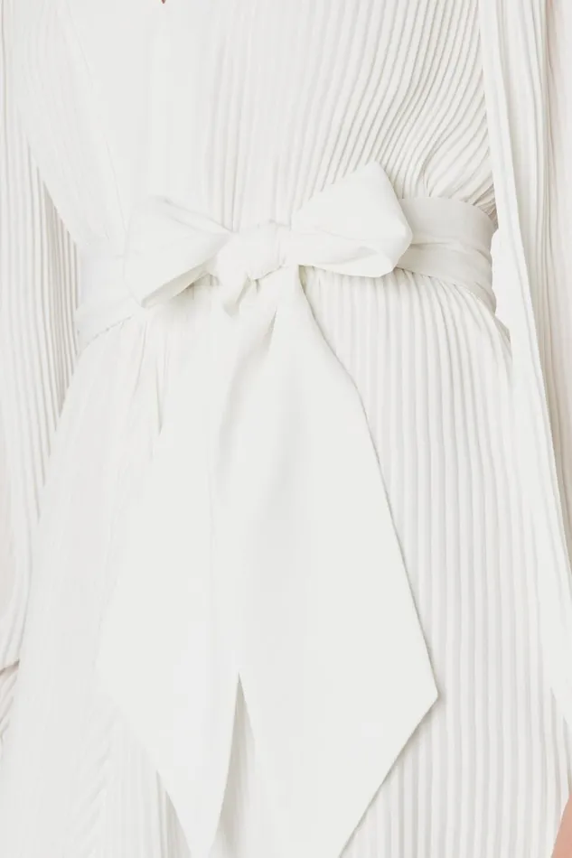 Women Dresses Milly Liv Pleated Dress White