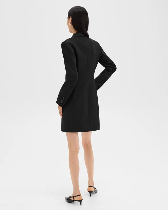 Women Dresses Theory Blazer Dress In Stretch Wool Black