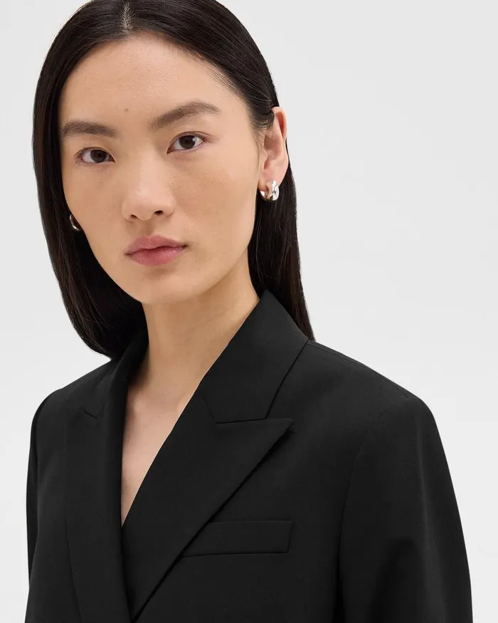 Women Dresses Theory Blazer Dress In Stretch Wool Black