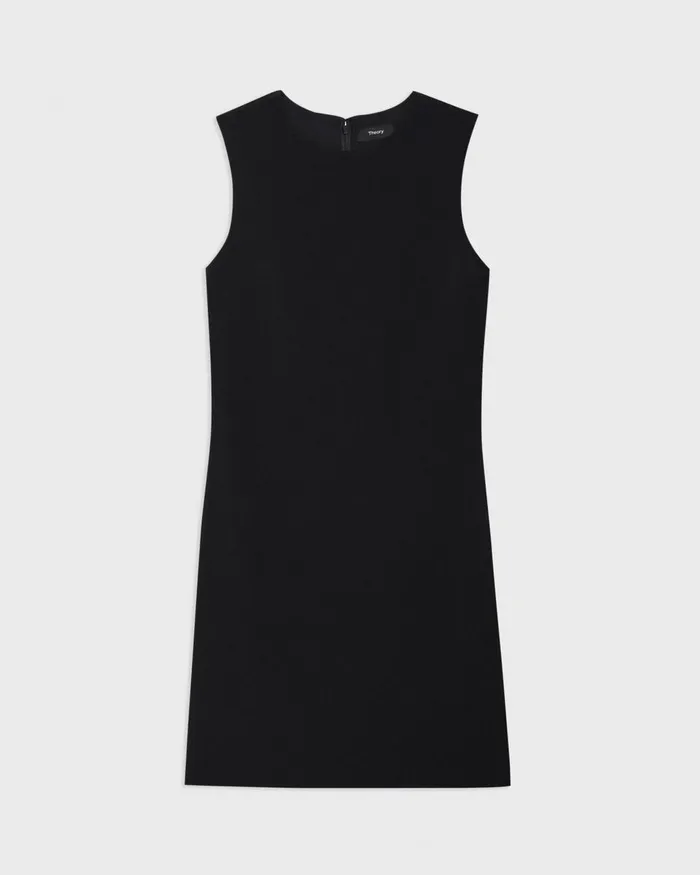 Women Dresses Theory Shift Dress In Admiral Crepe Black