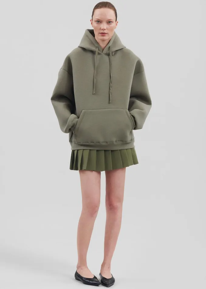 Women Easton Oversized Hoodie 8211 Khaki The Frankie Shop Tops