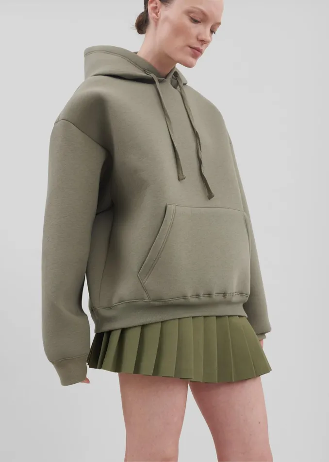 Women Easton Oversized Hoodie 8211 Khaki The Frankie Shop Tops