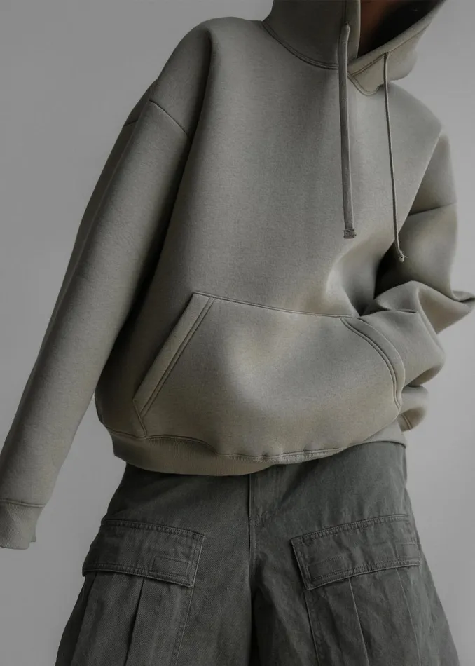 Women Easton Oversized Hoodie 8211 Khaki The Frankie Shop Tops