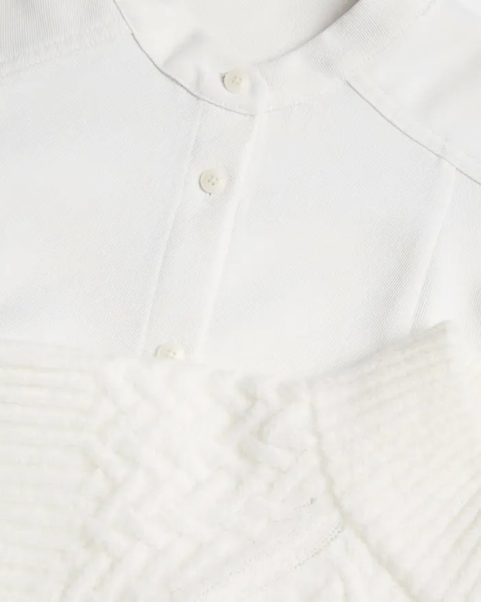 Women ELSIIEY 8211 Shirt Dress With Sleeveless Knit Layer Ivory Ted Baker Dresses Women ELSIIEY 8211 Shirt Dress With Sleeveless Knit Layer Ivory Ted Baker Dresses