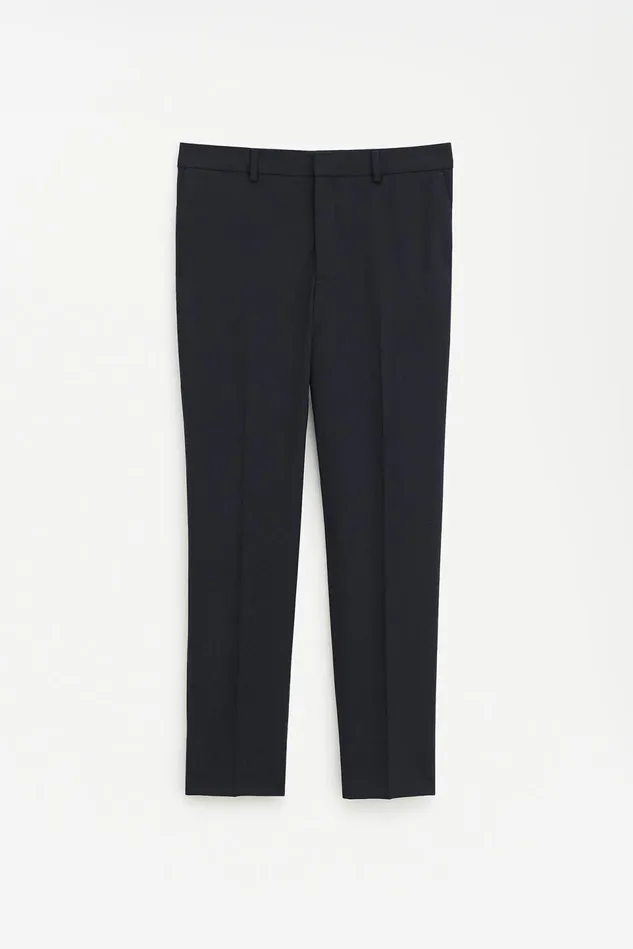 Women Emma Cropped Cool Wool Trousers Black Filippa K Trousers