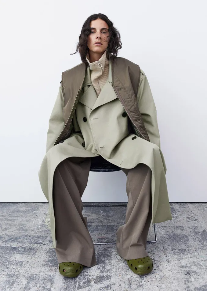Women Eugene Trench Coat 8211 Pale Khaki The Frankie Shop Outerwear