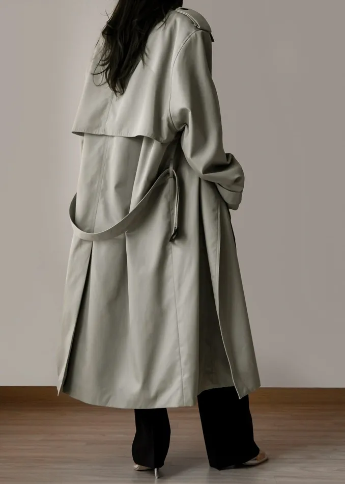 Women Eugene Trench Coat 8211 Pale Khaki The Frankie Shop Outerwear