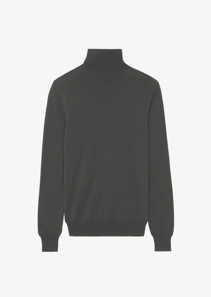 Women Eve Thin Turtleneck Sweater 8211 Light Khaki The Frankie Shop Knitwear