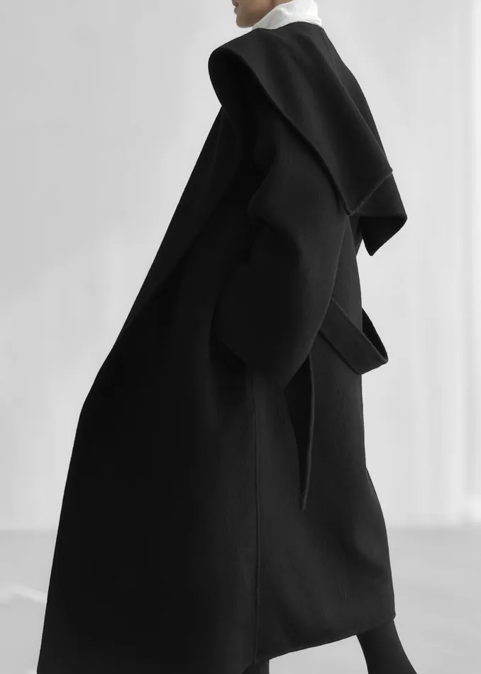Women Evelyn Coat 8211 Black The Frankie Shop Outerwear