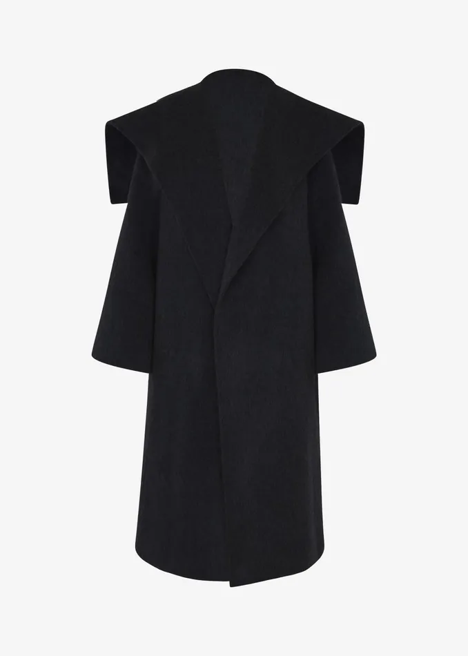 Women Evelyn Coat 8211 Black The Frankie Shop Outerwear
