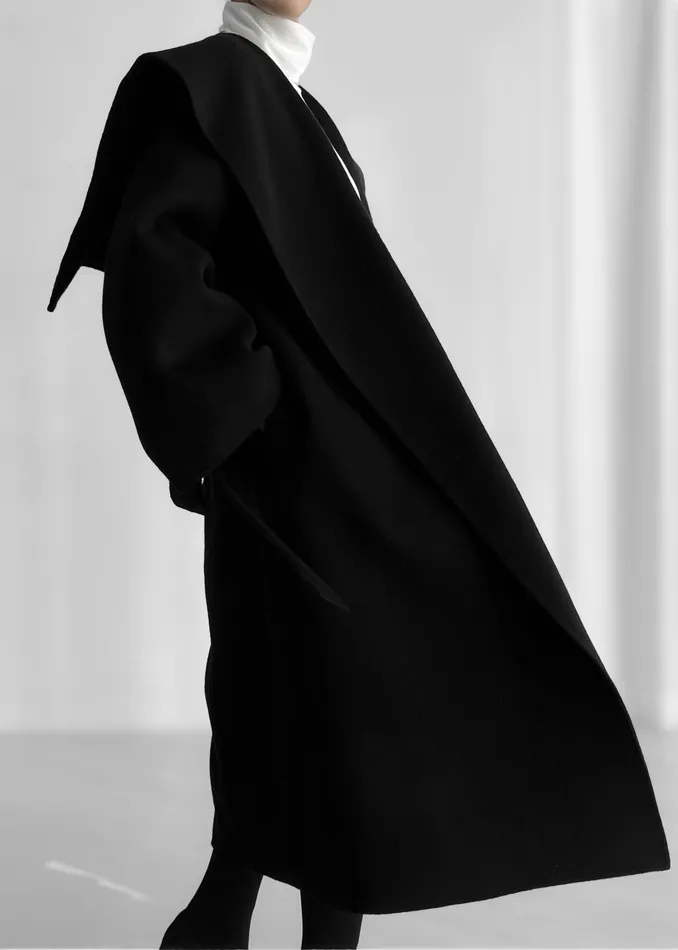Women Evelyn Coat 8211 Black The Frankie Shop Outerwear