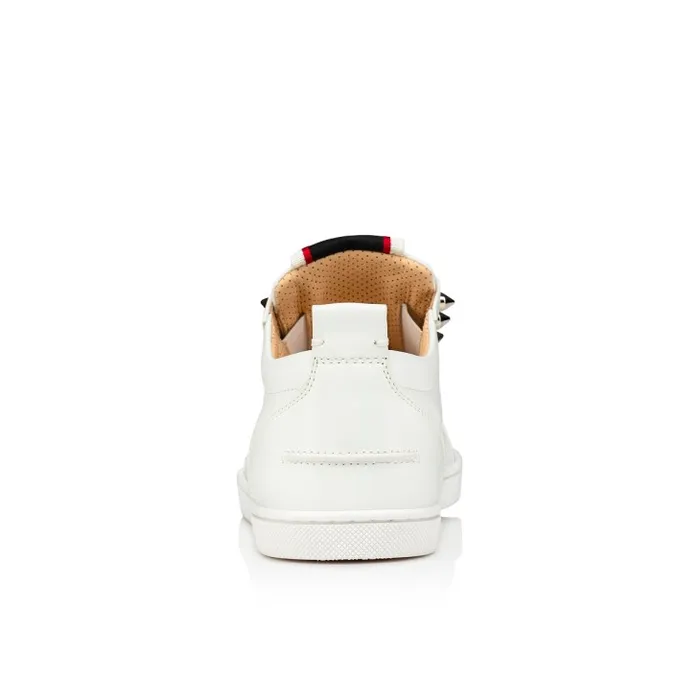 Women FAV Fique A Vontade Sneakers 8211 Calf Leather 8211 White Christian Louboutin Sneakers