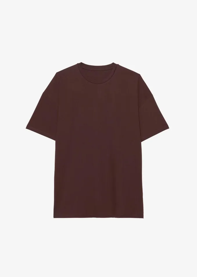 Women Faro Boxy Tee 8211 Brown The Frankie Shop Tops