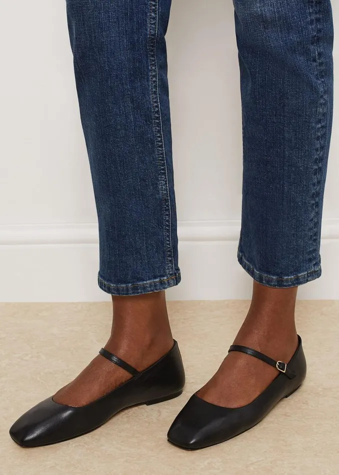 Women Flats Hobbs Chrissy Mary Jane Black