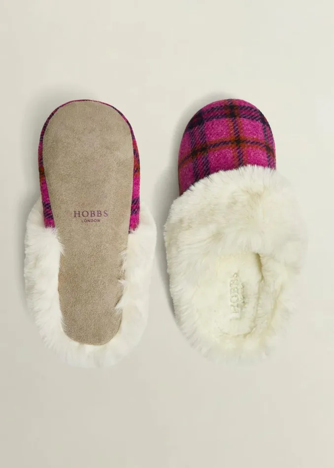 Women Flats Hobbs Dominica Slippers Pink Multi