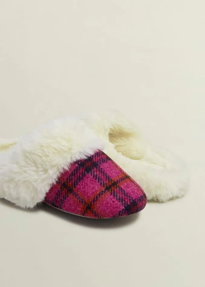 Women Flats Hobbs Dominica Slippers Pink Multi