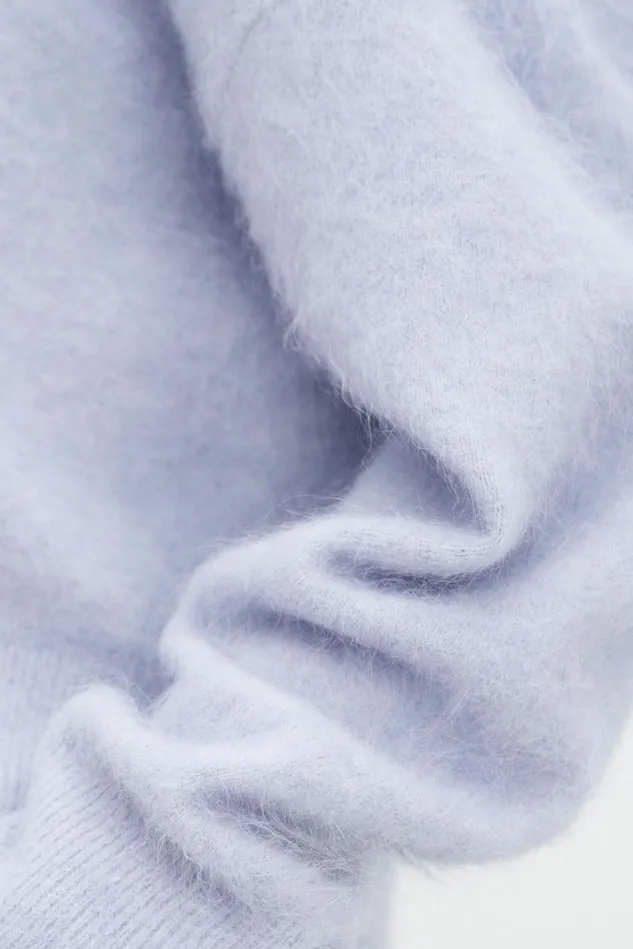 Women Fluffy Sweater Mist Blue Filippa K Knitwear