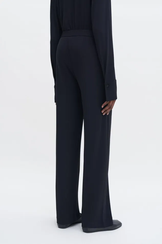 Women Fluid Jersey Trousers Black Filippa K Trousers