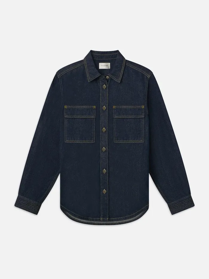Women FRAME Denim Collections The Trapunto Shirt