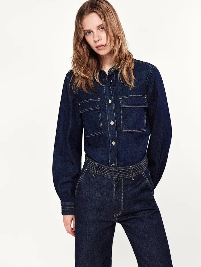 Women FRAME Denim Collections The Trapunto Shirt