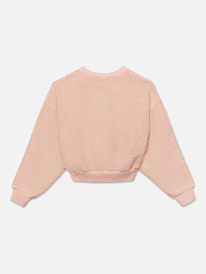 Women FRAME FRAME X Ritz Paris Ritz Terry Cropped Sweatshirt