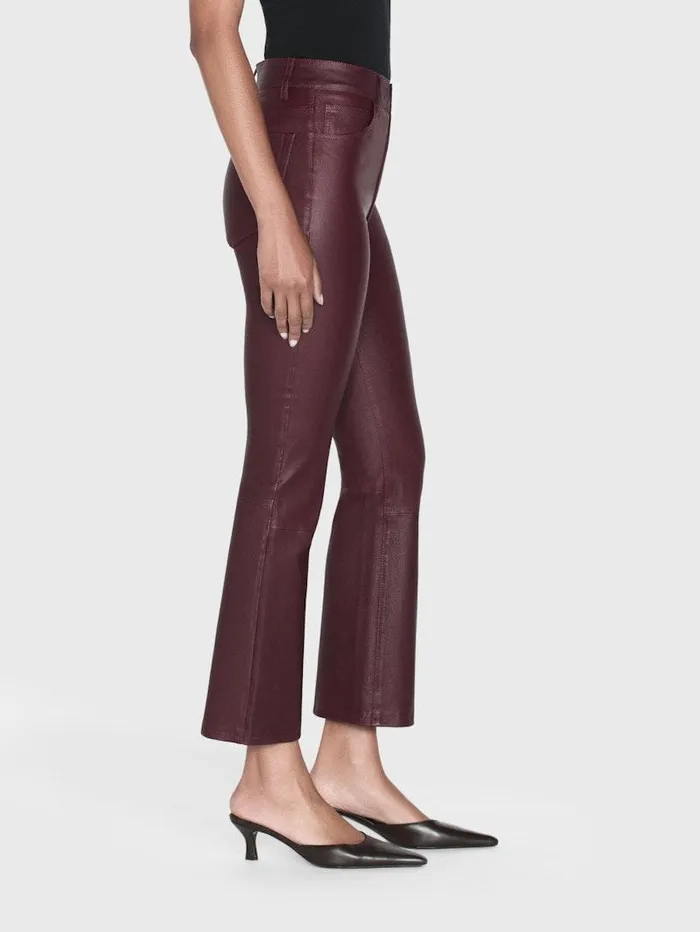 Women FRAME Leather and Suede Leather Le Crop Mini Boot Women FRAME Leather and Suede Leather Le Crop Mini Boot