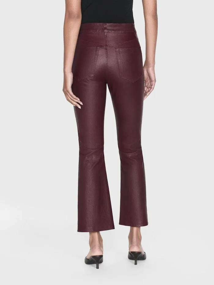 Women FRAME Leather and Suede Leather Le Crop Mini Boot Women FRAME Leather and Suede Leather Le Crop Mini Boot