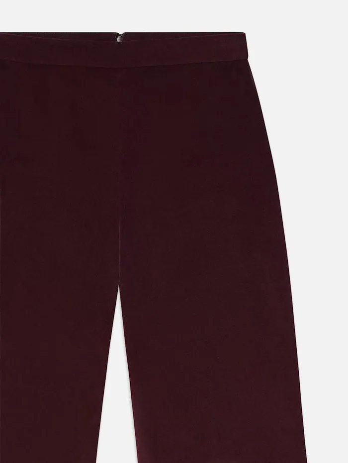 Women FRAME Pants Crop Velvet Wide Leg Women FRAME Pants Crop Velvet Wide Leg