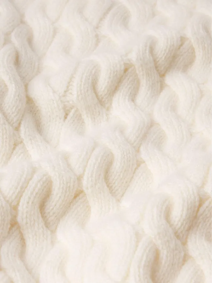 Women FRAME Sweaters The Cable Knit Polo Vest Women FRAME Sweaters The Cable Knit Polo Vest